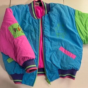 Pee Wee's Playhouse 1989 Kids Varsity Jacket Official Brand RARE VTG
